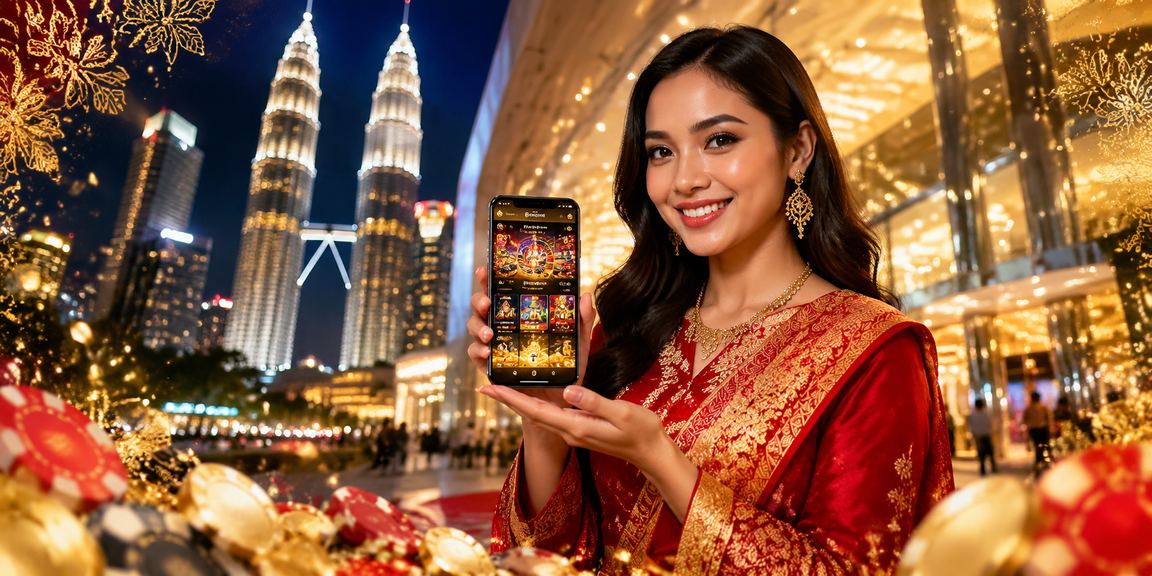Pengguna menikmati permainan kasino melalui aplikasi mudah alih di Kuala Lumpur
