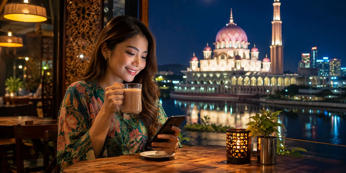 Orang bermain kasino langsung menggunakan telefon mudah alih di Putrajaya